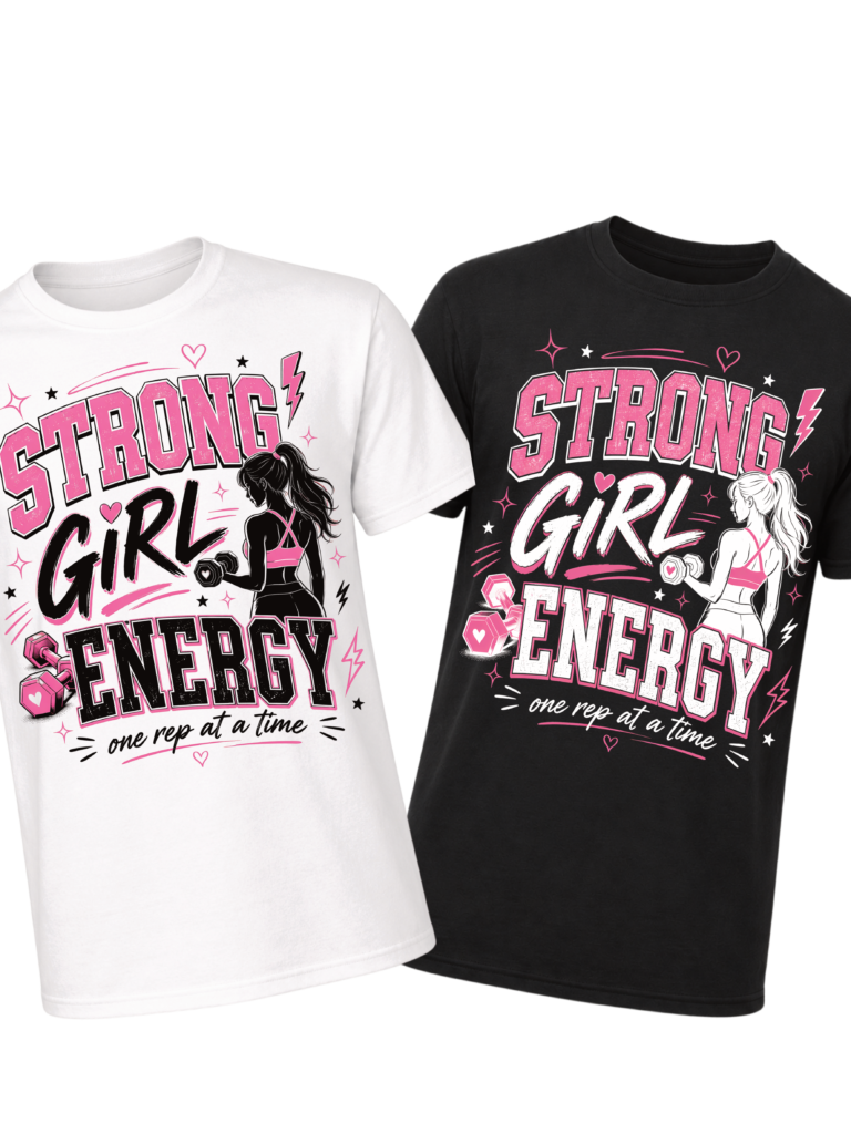 design stampheart strong girl energy